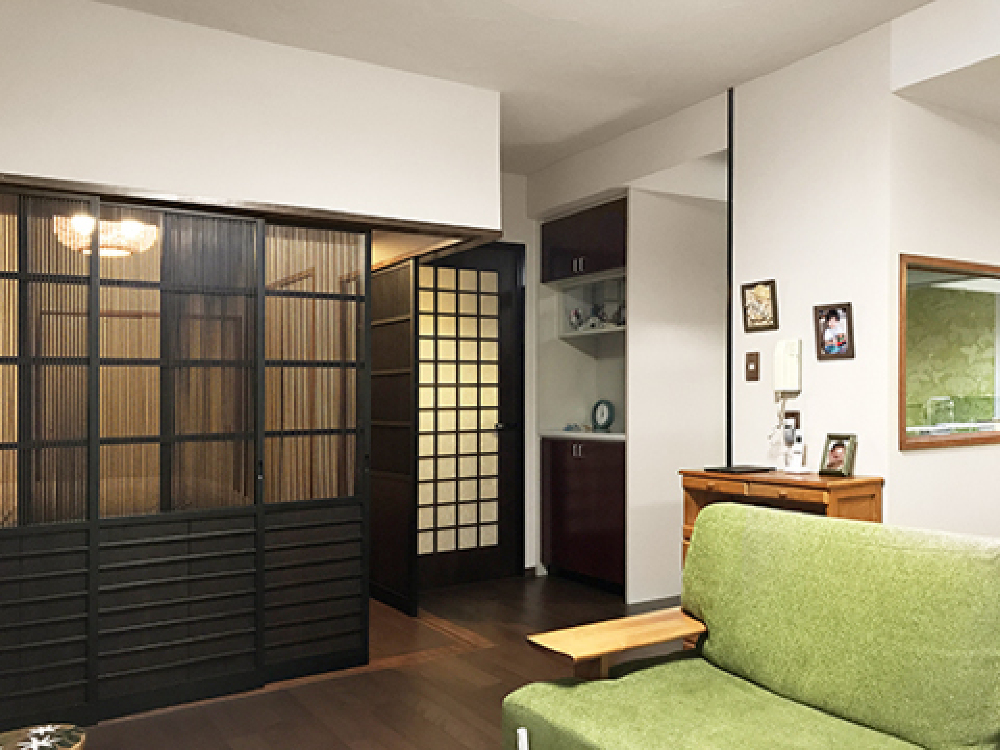 リフォームされたリビング