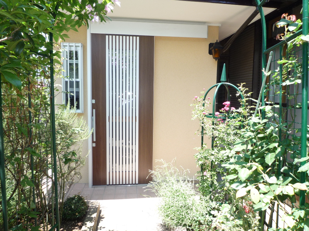 リフォームされた玄関