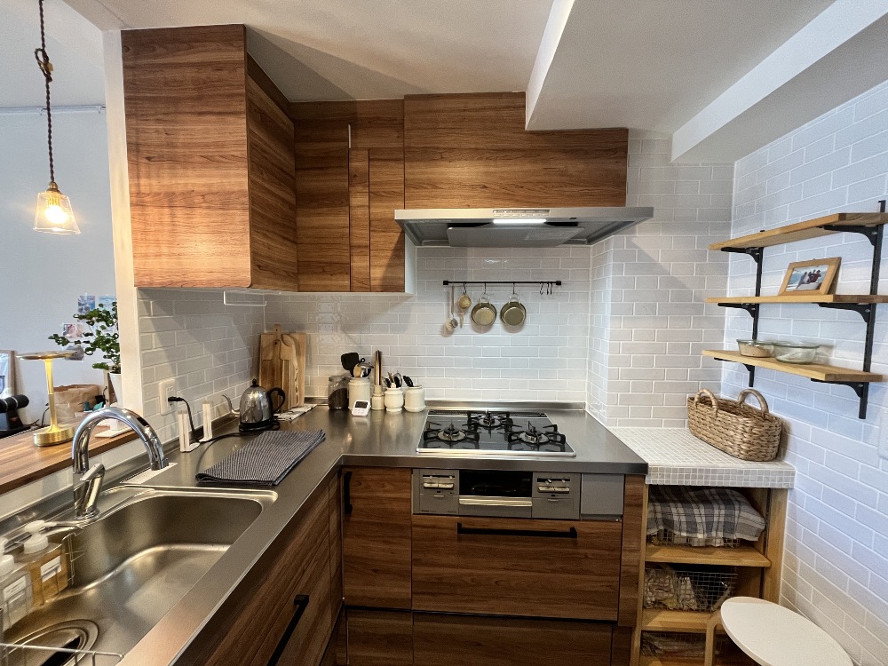 リフォームされたキッチン