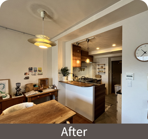 キッチンアフター
