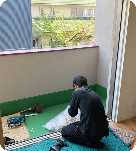 施工中
