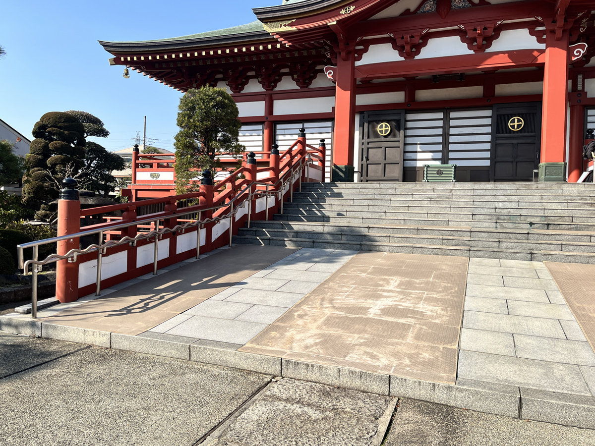 お寺施工前