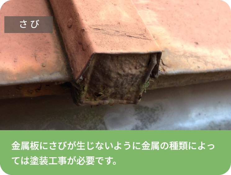 カラートタン傷んだ後